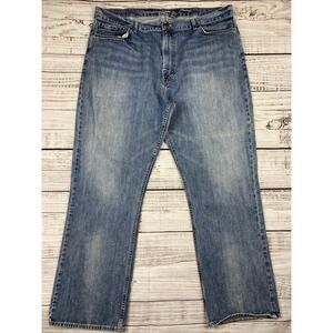 Polo Ralph Lauren Hampton Straight Light Wash Jeans Mens Sz 42x32 (Actual 40x31)